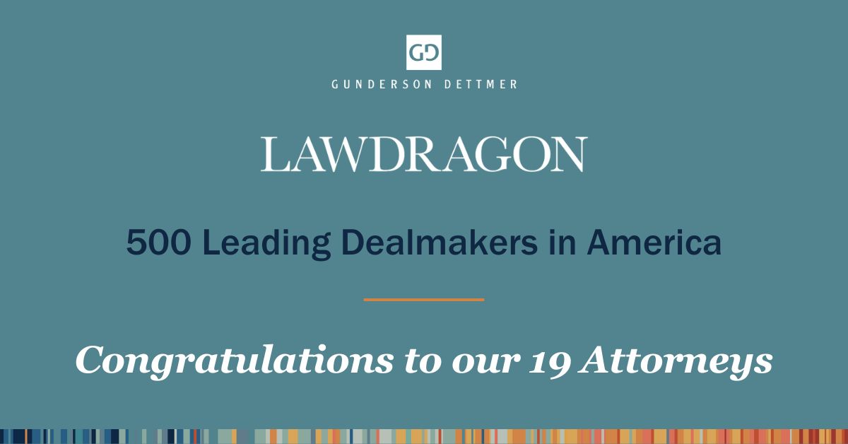 Lawdragon Recognizes 19 Gunderson Dettmer Attorneys in the 2025 500 ...