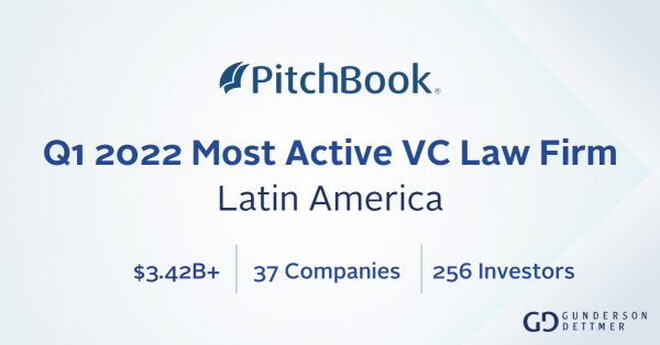 Gunderson Dettmer Recognized by PitchBook as Most Active VC Law Firm in ...