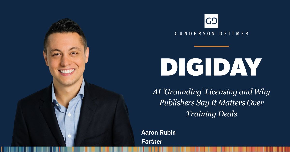 Digiday Quotes Aaron Rubin in Article About 