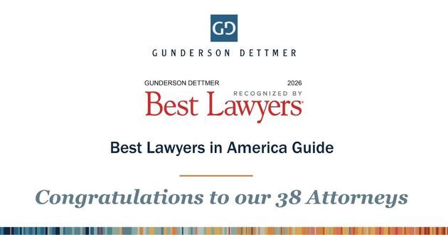 Best Lawyers Recognizes 38 Gunderson Dettmer Attorneys in the 2026 Best Lawyers in America Guide