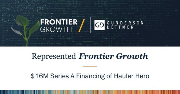 Frontier Growth Leads Hauler Hero’s $16 Million Series A