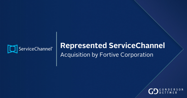 ServiceChannel Acquisition by Fortive Corporation