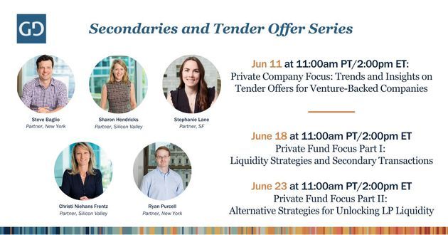 Webinar: Private Fund Focus Part I: Liquidity Strategies and Secondary Transactions