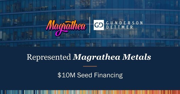 Magrathea Metals Announces $10M Seed Financing