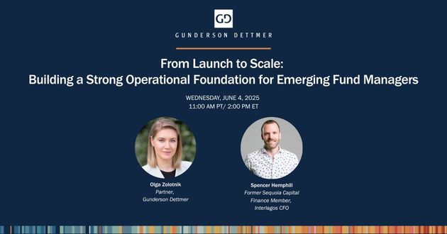 Webinar: From Launch to Scale: Building a Strong Operational Foundation for Emerging Fund Managers