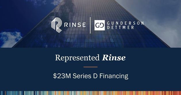 Rinse Announces $23M Series D Financing Led by LG Investors
