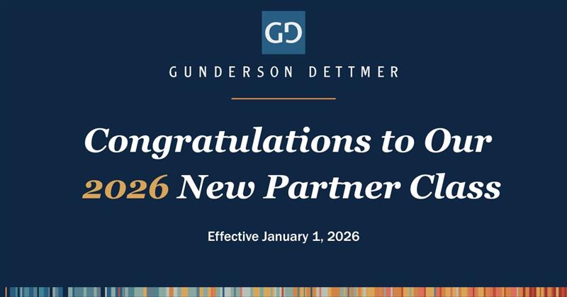 Amidst Strong Year, Gunderson Dettmer Elects Nine New Partners ...