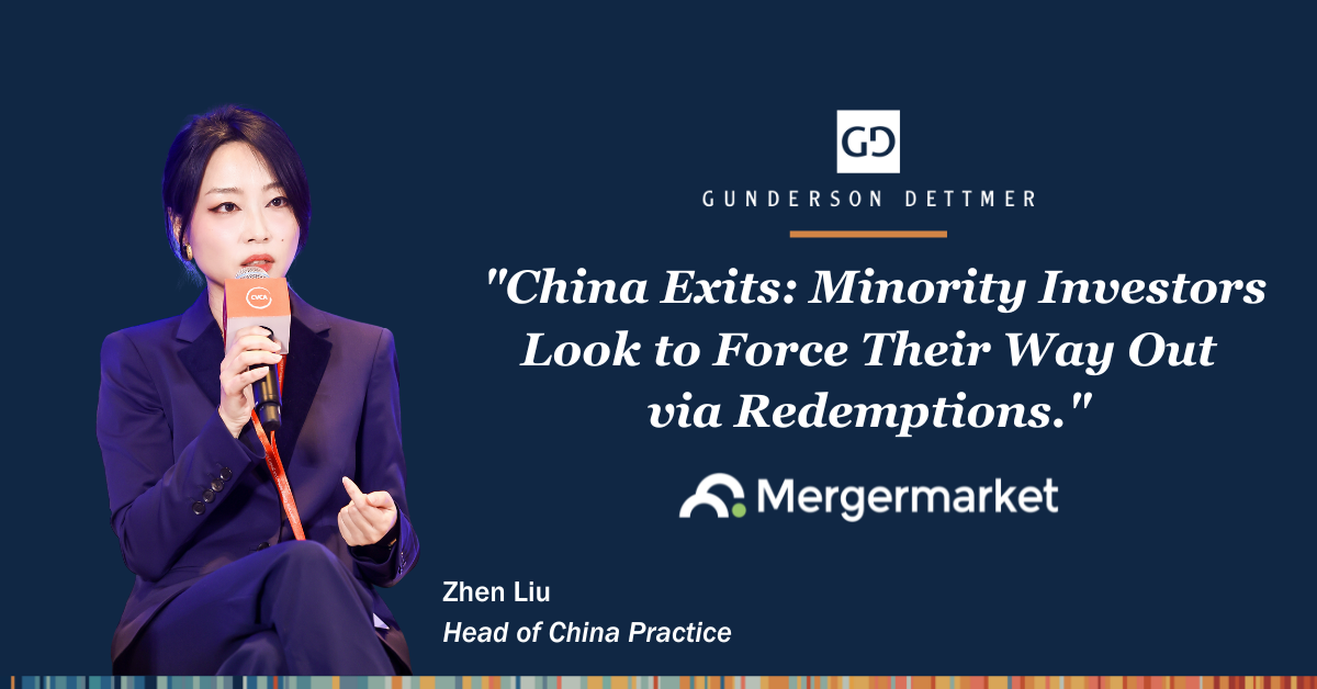 Head of China Practice, Zhen Liu, Interviewed by Mergermarket