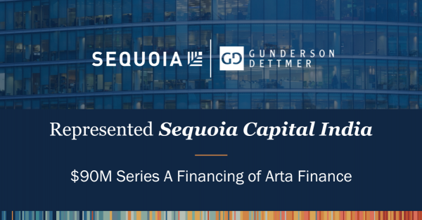 Gunderson Dettmer Advises Sequoia Capital India in its $90 million ...