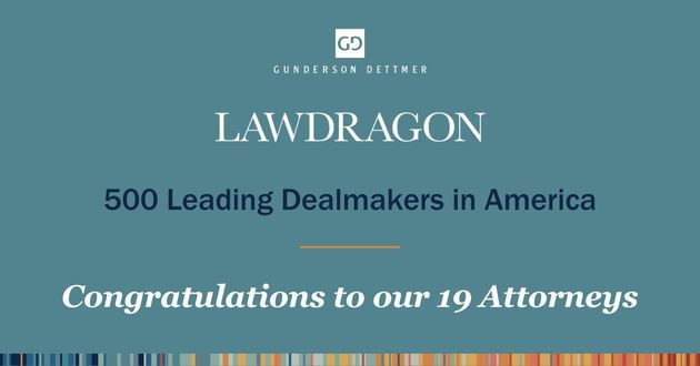 Lawdragon Recognizes 19 Gunderson Dettmer Attorneys in the 2025 500 Leading Dealmakers in America List