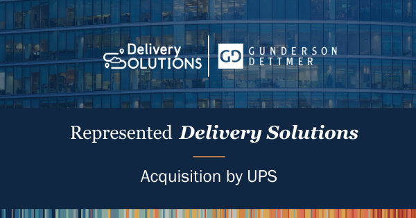 Texas-based Delivery Solutions Acquired by UPS