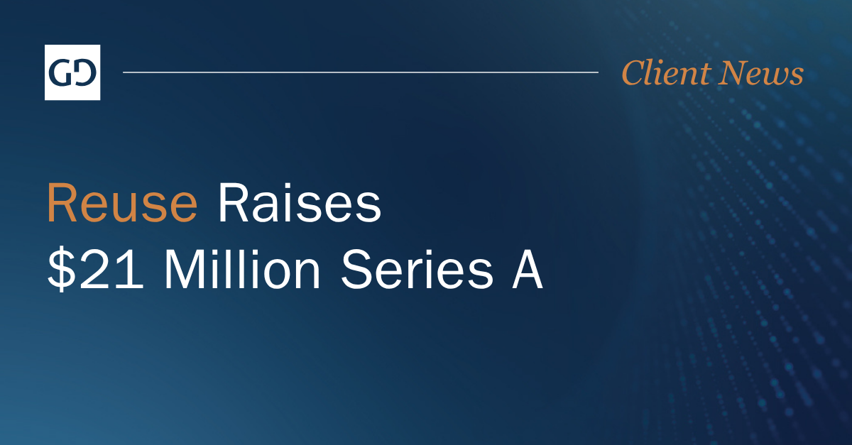 Reuse Raises $21 Million Series A