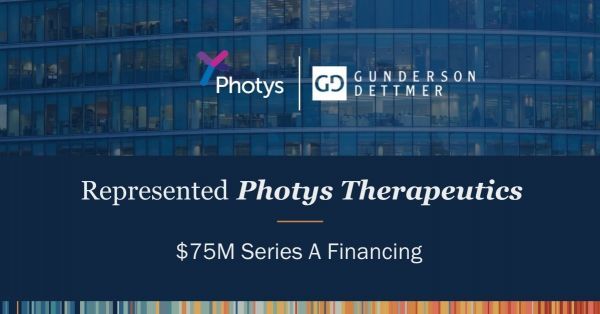 Photys Therapeutics Announces $75M Series A Financing to Advance its New Class of Bifunctional Molecules