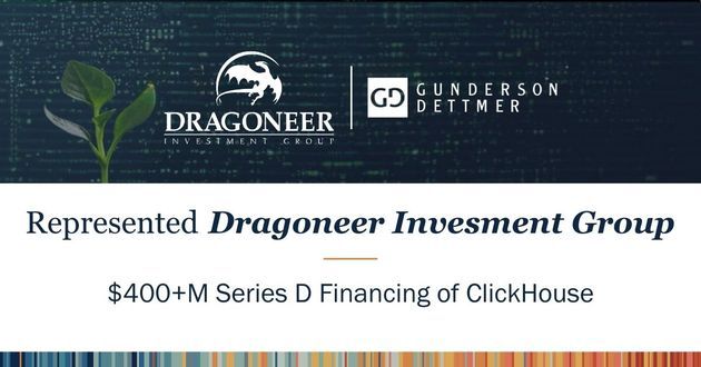 Dragoneer Leads ClickHouse’s Series D
