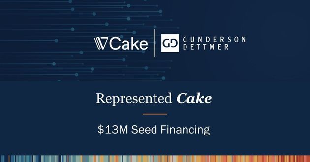 Cake Launches with $13M Seed Financing 
