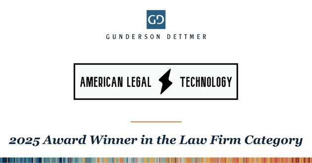 Gunderson Dettmer Wins the 2025 American Legal Technology Award for Law Firm Innovation