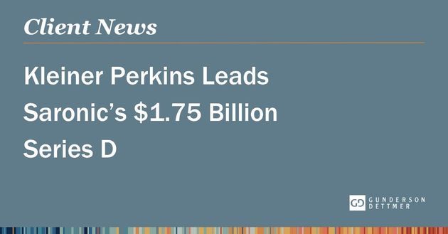 Kleiner Perkins Leads Saronic’s $1.75 Billion Series D