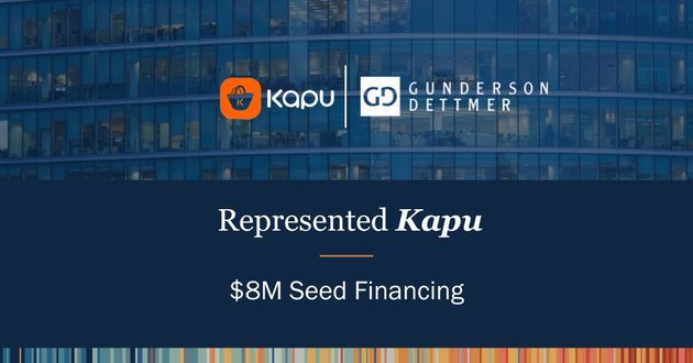 Kapu Announces $8M Seed Financing