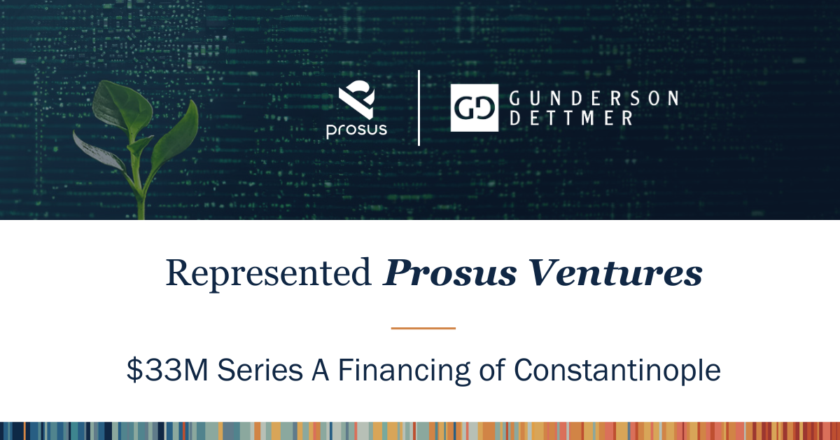 Prosus Ventures Leads $33M Series A Financing of Constantinople