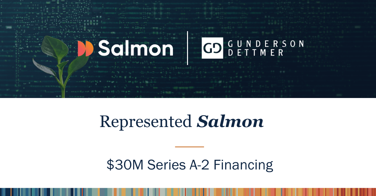 Salmon Announces $30M Series A-2 Financing