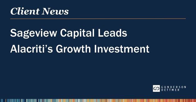 Sageview Capital Leads Alacriti’s Growth Investment