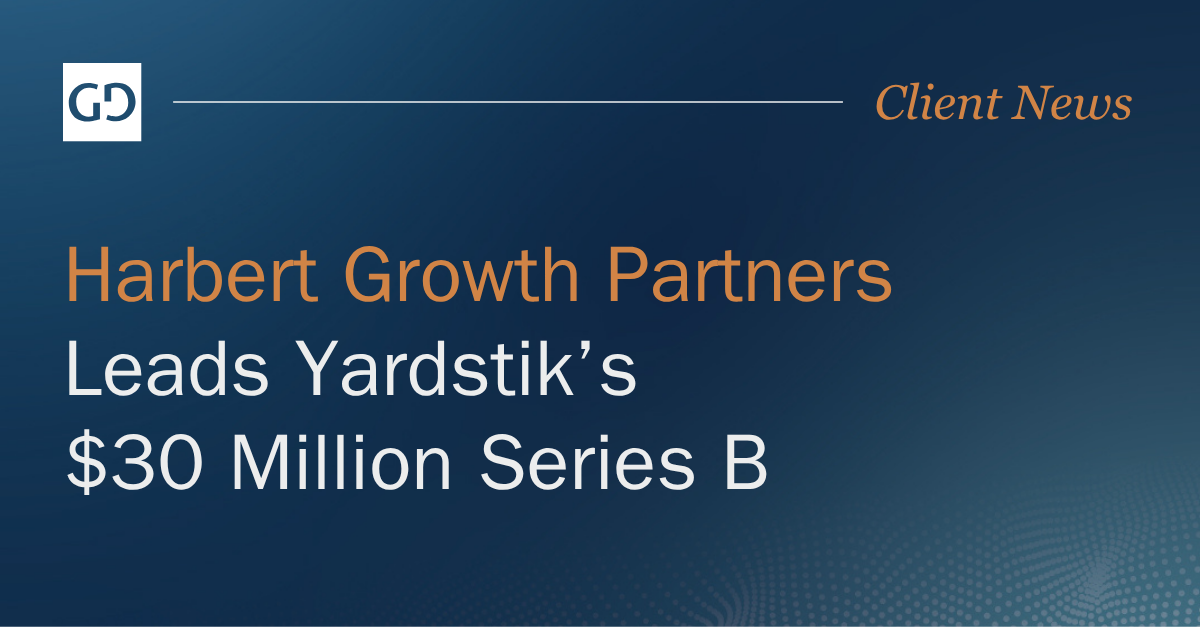 Harbert Growth Partners Leads Yardstik’s $30 Million Series B
