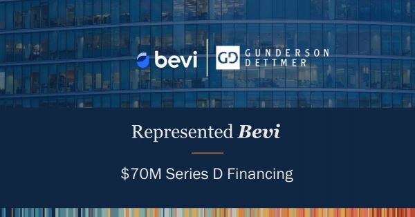 Eco-Friendly Smart Water Cooler Company Bevi Announces $70M Series D From Cowen Sustainable Investments