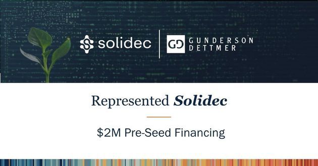 Solidec Announces $2M Pre-Seed Led by New Climate Ventures