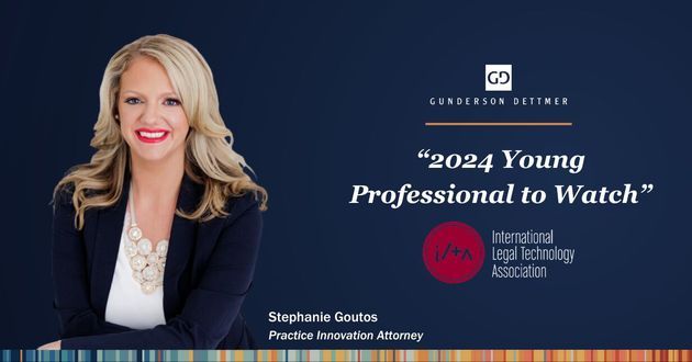 ILTA’s 2024 Distinguished Peers Honors Practice Innovation Attorney Stephanie Goutos in its Young Professionals to Watch List