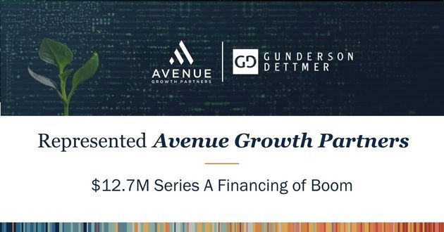 Avenue Growth Partners Leads Boom $12.7M Series A