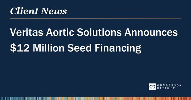 Veritas Aortic Solutions Announces $12 Million Seed Financing