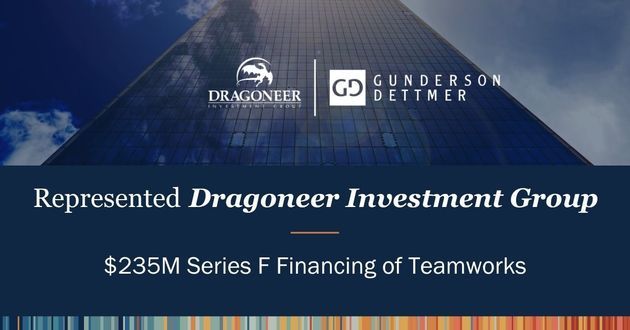 Dragoneer Leads Teamworks $235M Series F with New $1B Valuation