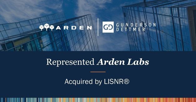 Gunderson Dettmer Advises Arden Labs in Acquisition by LISNR