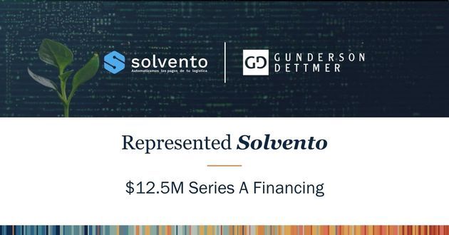 Mexico-based Solvento Announces $12.5M Series A Financing 