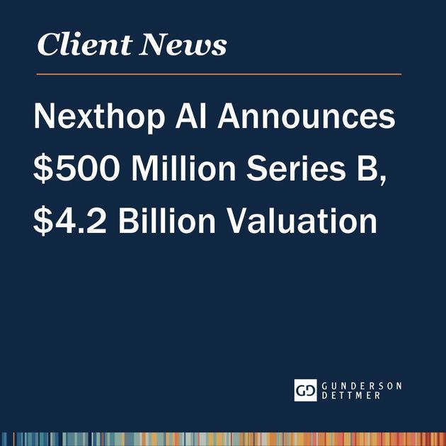 Nexthop AI Announces $500 Million Series B, $4.2 Billion Valuation