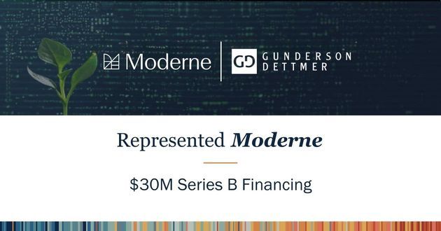 Moderne Announces $30M Series B Led by Acrew Capital