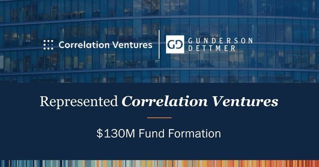 Correlation Ventures Announces $130M Fund Formation
