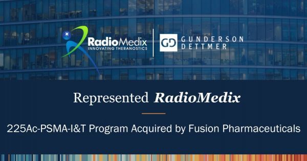 RadioMedix’s 225Ac-PSMA-I&T Program Acquired by Fusion Pharmaceuticals