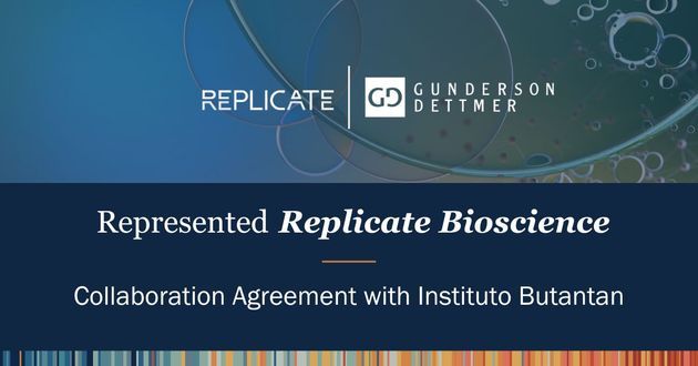 Replicate Bioscience Announces Collaborative Agreement with Instituto Butantan