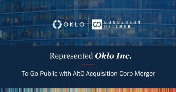Oklo to Go Public with AltC Acquisition Corp Merger