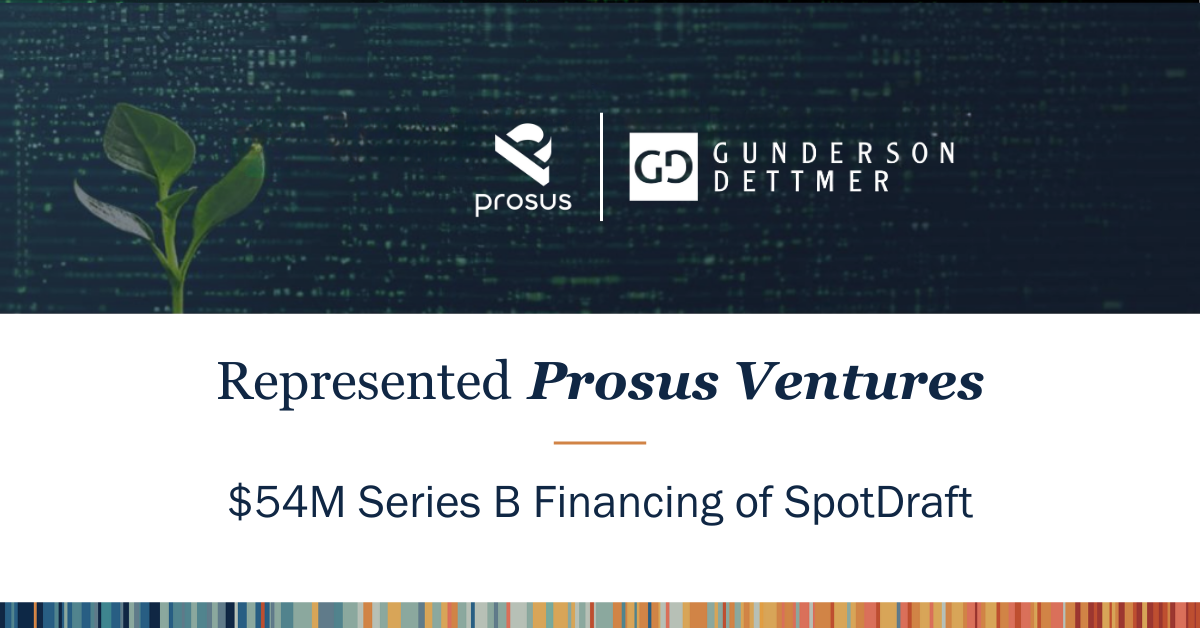 Prosus Ventures Participates in $54M Series B Funding of SpotDraft