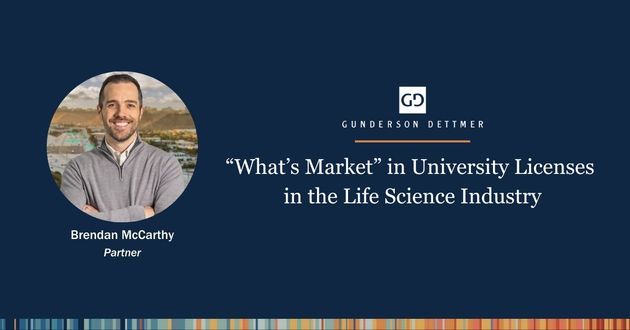 Webinar:  “What’s Market”  in University Licenses in the Life Science Industry