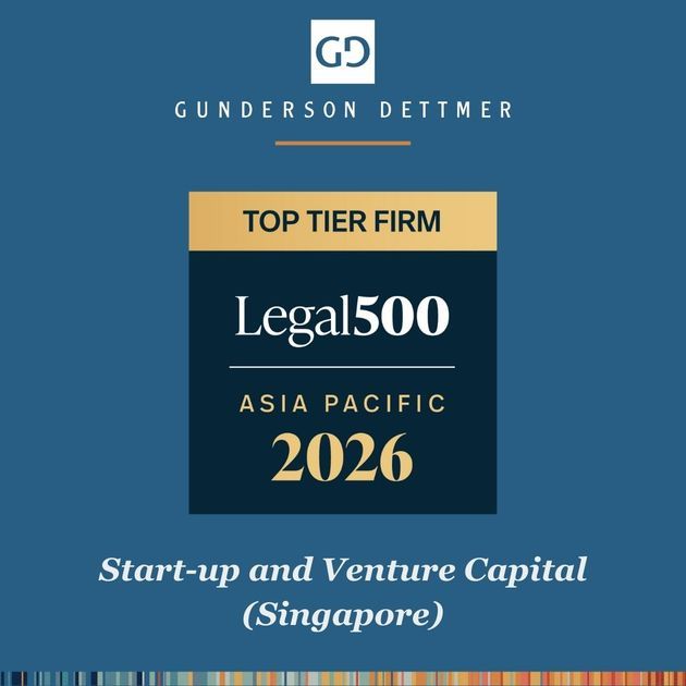 The Legal 500 Asia-Pacific 2026 Recognizes Gunderson Dettmer as a Tier 1 Firm