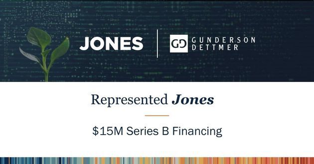 Jones Announces $15M Series B Financing Led by NewSpring Capital