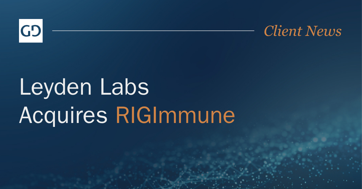 Leyden Labs Acquires RIGImmune