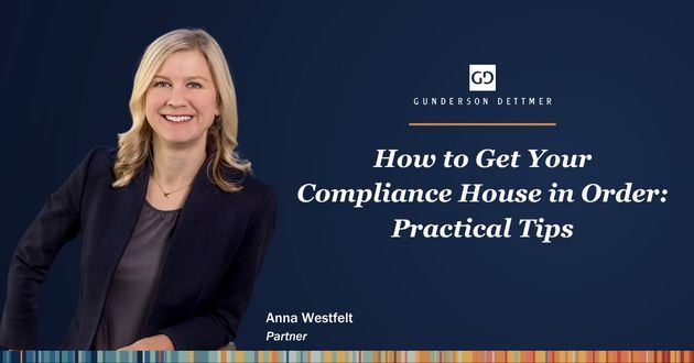 “How to Get Your Compliance House in Order: Practical Tips” Recording with Anna Westfelt