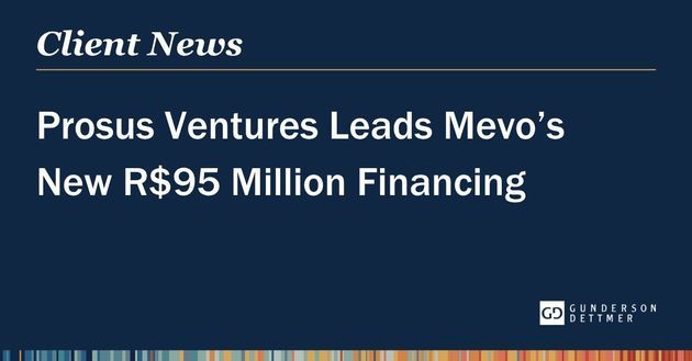 Prosus Ventures Leads Mevo’s New R$95 Million Financing