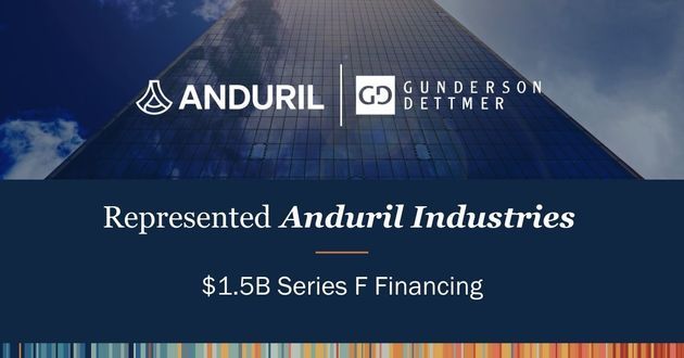 Anduril Industries Announces $1.5B Financing with New $14B Valuation