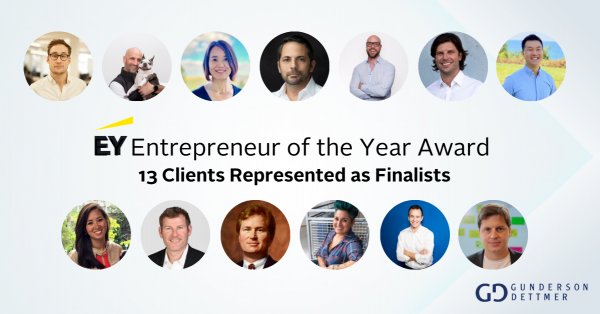 13 Gunderson Dettmer Clients Represented as Finalists for EY ...