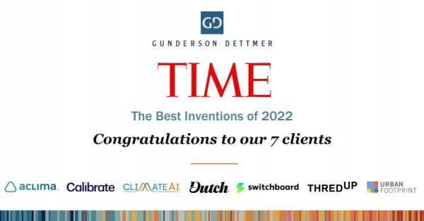 7 Gunderson Dettmer Clients Awarded the Best Inventions of 2022 by Time Magazine